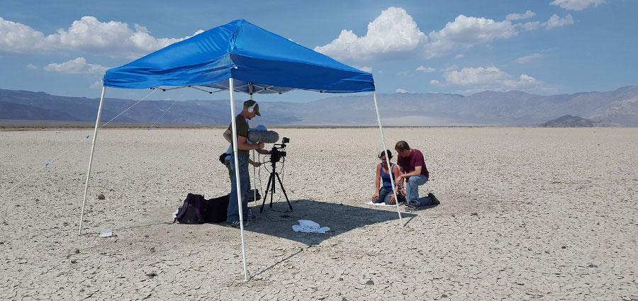 Filming Exceptionals in Death Valley